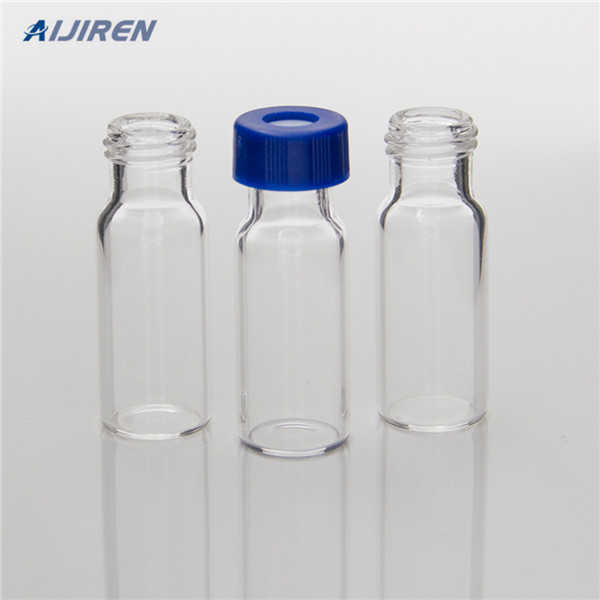 HPLC vials with writable labels